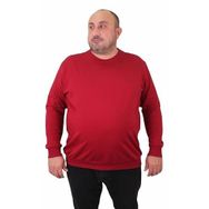 Moc Grande 23216 Bordo Sıfır Yaka Erkek Sweatshirt