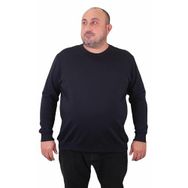 Moc Grande 23216 Lacivert Sıfır Yaka Erkek Sweatshirt