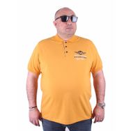 Moc Grande 23400 Büyük Beden Basic Hardal Erkek T-shirt