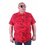 Moc Grande 23411 Büyük Beden Kırmızı Erkek T-shirt