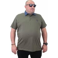 Moc Grande 23420 Büyük Beden Haki Erkek T-shirt