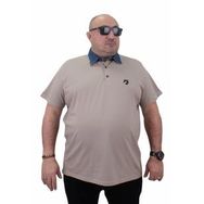 Moc Grande 23420 Büyük Beden Toprak Erkek T-shirt