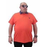 Moc Grande 23420 Büyük Beden Turuncu Erkek T-shirt