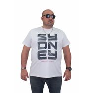 Moc Grande 2357507042 Büyük Beden Basic Beyaz Erkek T-shirt
