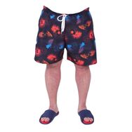 Moc Grande 23652 Hawaii Siyah Erkek Deniz Şortu