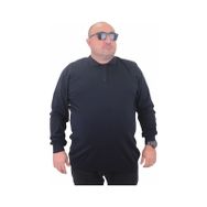 Moc Grande 23700 Lacivert Polo Yaka Düğmeli Triko Erkek Kazak