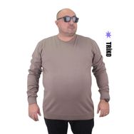 Moc Grande 23750 Vizon Basic Sıfır Yaka Triko Erkek Kazak