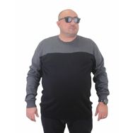 Moc Grande 23751 Antrasit Çift Renk Triko Erkek Kazak
