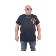 Moc Grande 24127 Büyük Beden Basic Lacivert Erkek T-shirt