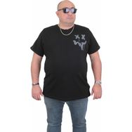 Moc Grande 24130 Büyük Beden Basic Siyah Erkek T-shirt