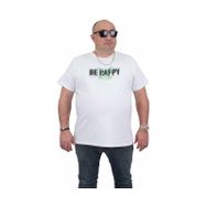 Moc Grande 24131 Büyük Beden Basic Beyaz Erkek T-shirt