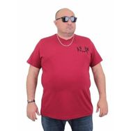 Moc Grande 24132 Büyük Beden Basic Bordo Erkek T-shirt