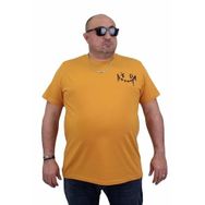 Moc Grande 24132 Sıfır Yaka Gang Hardal Erkek T-shirt