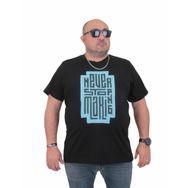 Moc Grande 24138 Büyük Beden Basic Siyah Erkek T-shirt
