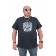 Moc Grande 24141 Büyük Beden Basic Lacivert Erkek T-shirt