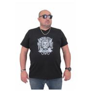 Moc Grande 24141 Büyük Beden Basic Siyah Erkek T-shirt