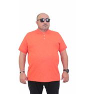 Moc Grande 24451 Nar Çiçeği Mat Baskılı Polo Yaka Erkek T-shirt