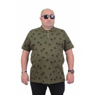 Moc Grande 24460 Palm Askeri Yeşil Erkek T-shirt