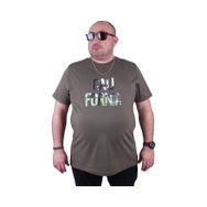 Moc Grande Kalifornia 23120 Büyük Beden Haki Erkek T-shirt
