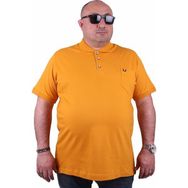 Moc Grande Polo 11501 Büyük Beden Hardal Erkek T-shirt