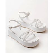 Modaleesta 861-1016 Beyaz Dolgu Kadın Sandalet