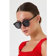 Modalucci Round Kemik Siyah Unisex Güneş Gözlüğü