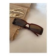 Modalucci Vintage Model Baklava Desen Detaylı Kahverengi Unisex Güneş Gözlüğü