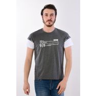 Modaplaza 1097 Antrasit Bisiklet Yaka Erkek T-shirt