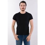 Modaplaza 1202EY02002 Bisiklet Yaka Siyah Erkek T-shirt