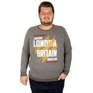 Mode XL 19133 Antrasit Melanj Erkek Sweatshirt