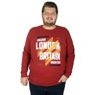 Mode XL 19133 Bordo Erkek Sweatshirt