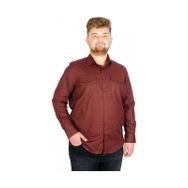 Mode XL 20360 Mürdüm Gabardin Çift Cep Erkek Gömlek