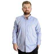 Mode XL 20366 Mavi Uzun Kol Cepli Oxford Erkek Gömlek