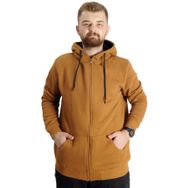 Mode XL 20543 Camel Kapüşonlu Erkek Sweatshirt