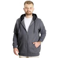 Mode XL 20543 Füme Kapüşonlu Erkek Sweatshirt