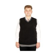 Mode XL 20547 Vanize Selanik Siyah Erkek Süveter