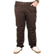 Mode XL 21003 Kahve 5 Cep Keten Erkek Pantolon