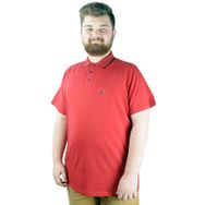 Mode XL 21554 Bordo Polo Erkek T-shirt