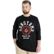 Mode XL 22099 Quality Co Siyah Uzun Kol Erkek T-Shirt