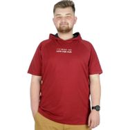 Mode XL 22175 For Fun Bordo Erkek T-shirt