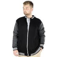 Mode XL 22618 Siyah Büyük Beden Kolej Erkek Mont