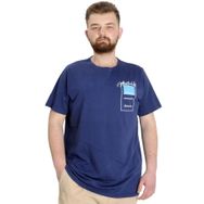 Mode XL 23139 Establisment İndigo Erkek T-Shirt