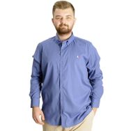 Mode XL 23303 İndigo Uzun Kol Tom Oxford Erkek Gömlek