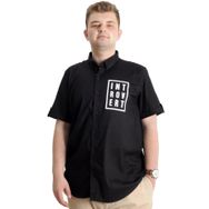 Mode XL 23304 Introvert Siyah Gabardin Erkek Gömlek