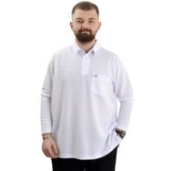 Mode XL 23449 Waffle Beyaz Erkek Sweatshirt