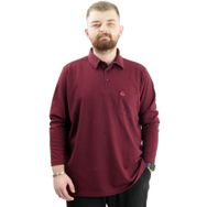 Mode XL 23449 Waffle Bordo Erkek Sweatshirt