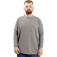 Mode XL 23460 Waffle Haki Erkek Sweatshirt