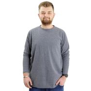 Mode XL 23460 Waffle Lacivert Erkek Sweatshirt