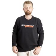 Mode XL 23528 Siyah Bisiklet Yaka Erkek Sweatshirt