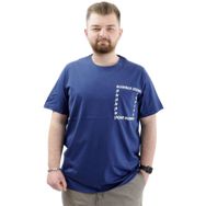 Mode XL U24051 Number İndigo Erkek T-shirt